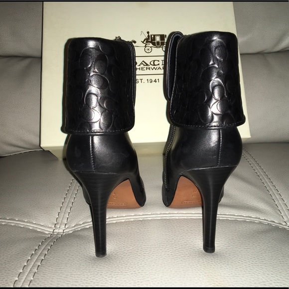 COACH Mackenna Soft Leather Boots - Picture 4 of 8